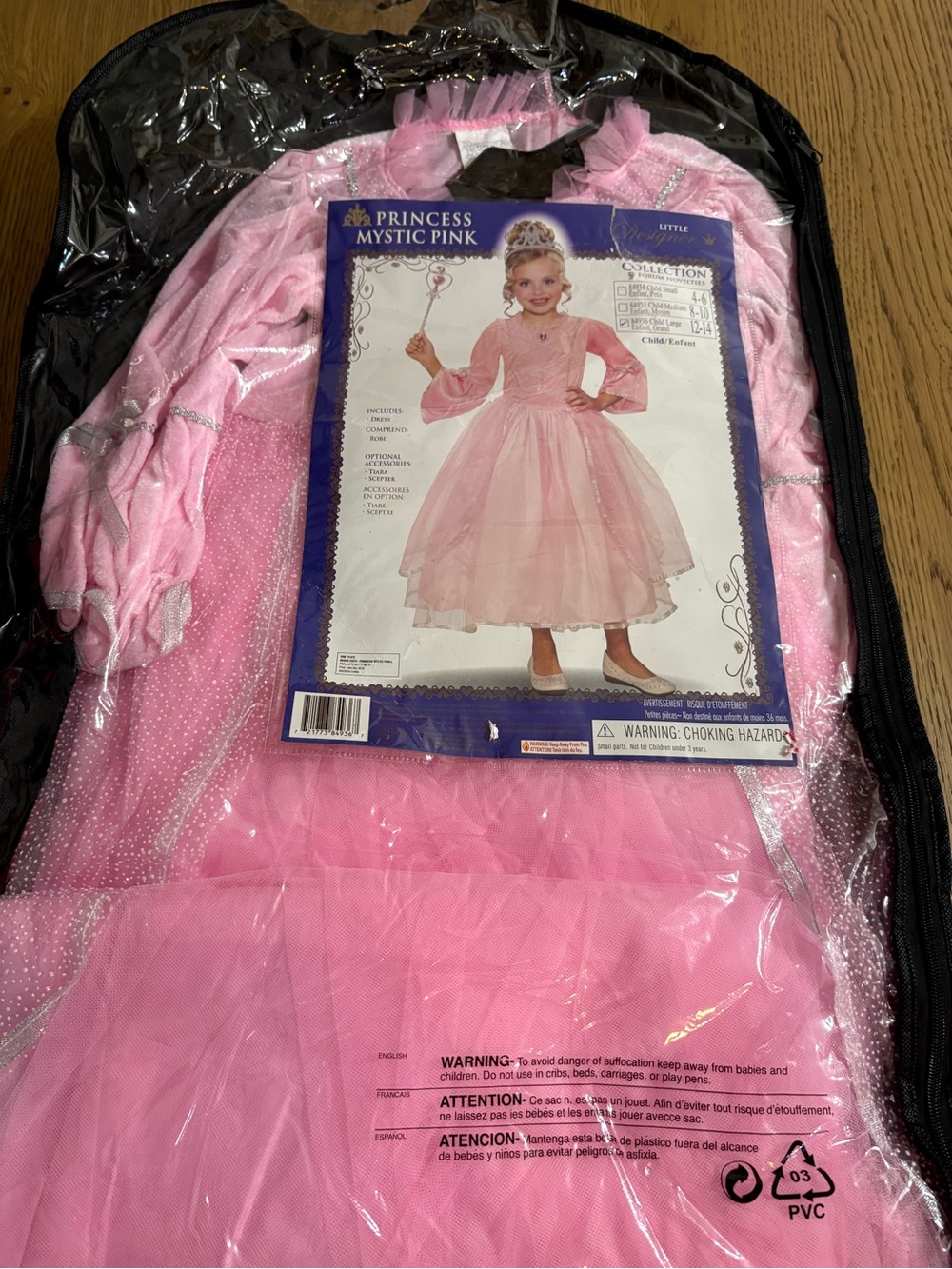 Princess House Mystic Pink Girls' Tulle Princess Costume